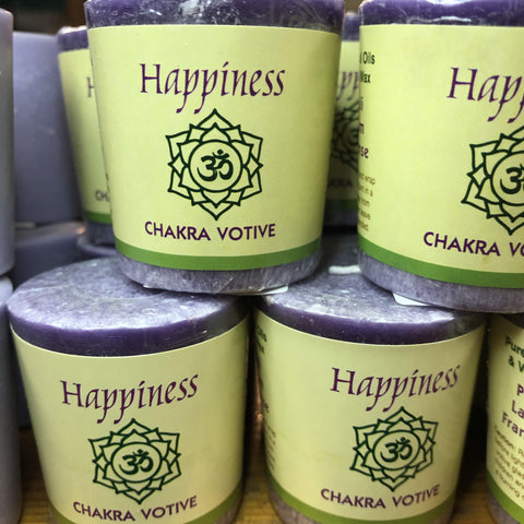 Happiness Chakra Votive Candles
