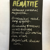 Hematite Tumbles