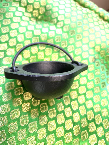 Black Cast Iron Cauldron - 3 inch