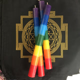 Rainbow Chakra Candle