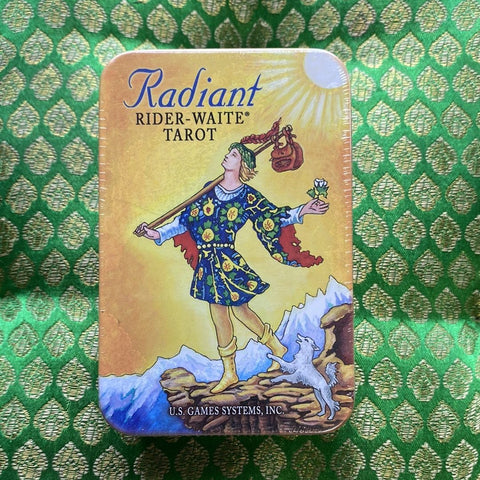 Radiant Rider-Waite Tarot in a tin