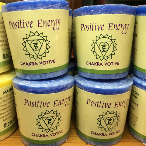 Positive Energy Chakra Votive Candles